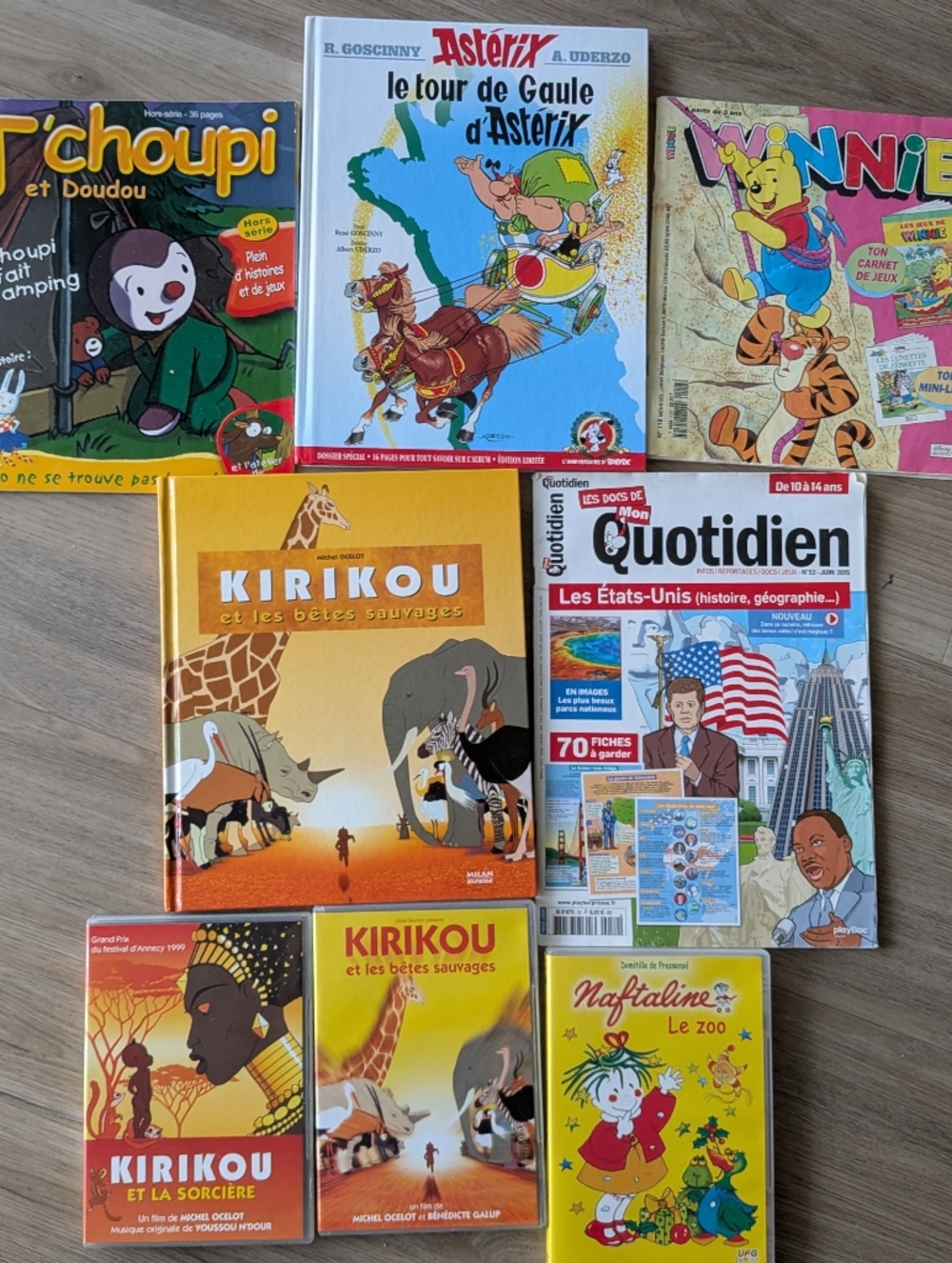 French language children's books and DVDs for kids
